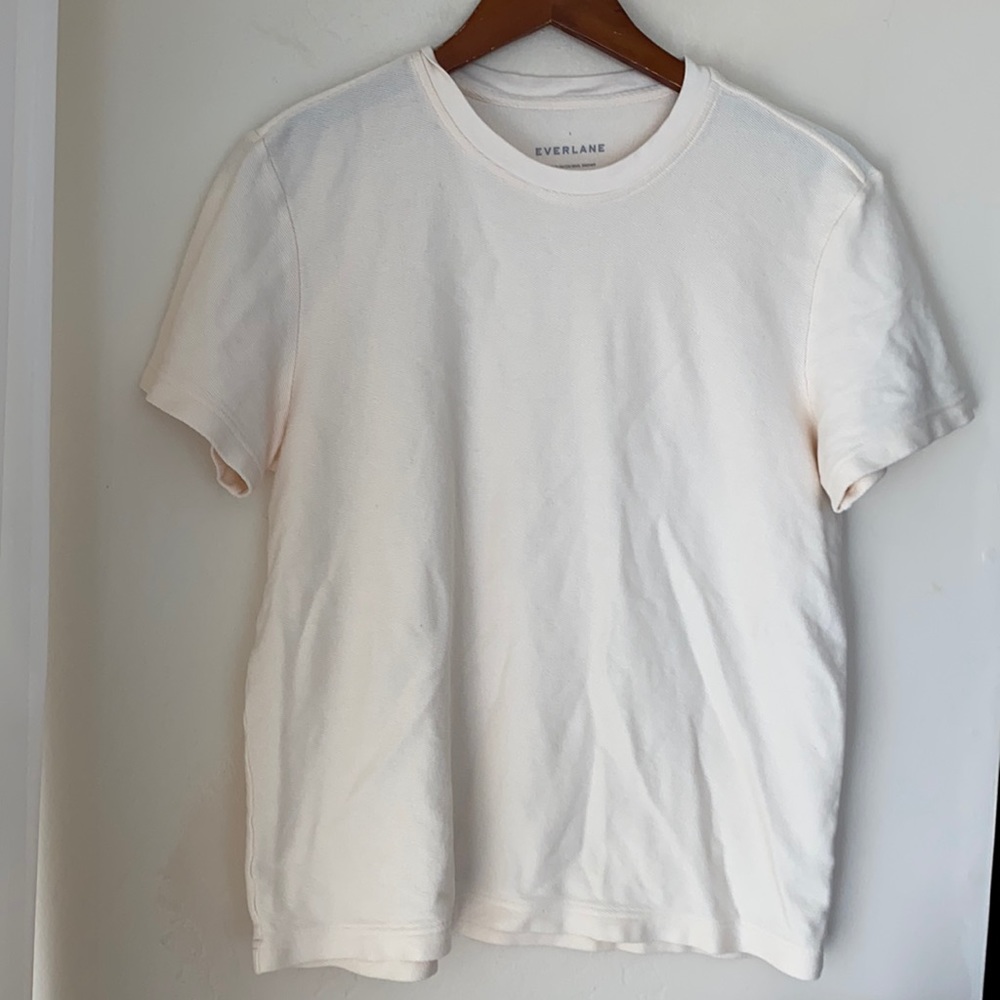 EVERLANE The Premium-Weight Crew|Uniform Cream L